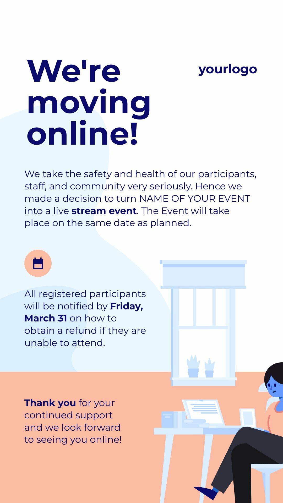 Live Event Announcement Instagram Story